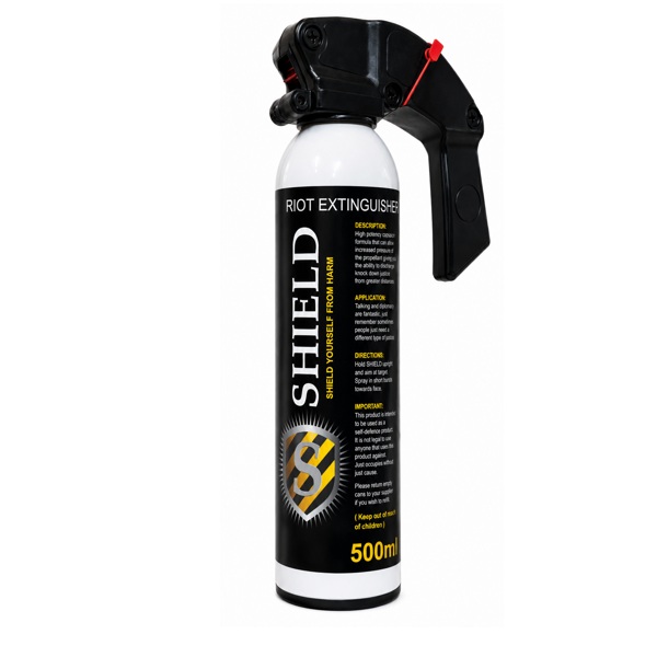Shield 500ml Riot Control Extinguisher